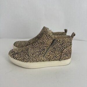 Coconuts by Matisse Goya Leopard Black Spot Calf Hair Sneakers